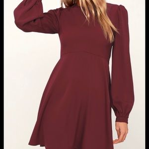 Maroon lulus dress